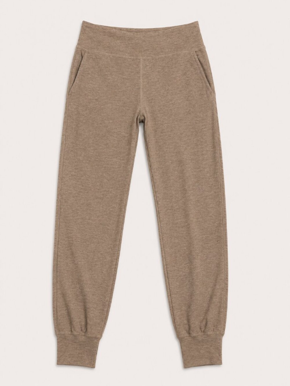 Outdoor Voices Women Tan Joggers Pants Size XS Heathered Athletic Loungewear
